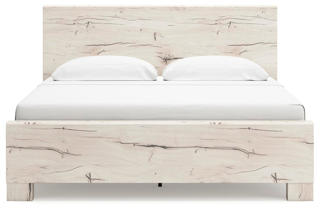 Lawroy King Panel Bed, Dresser, Mirror and Nightstand