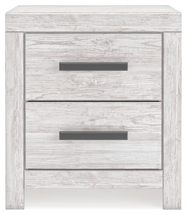 Cayboni King Panel Bed, Dresser, Mirror, Chest and Nightstand