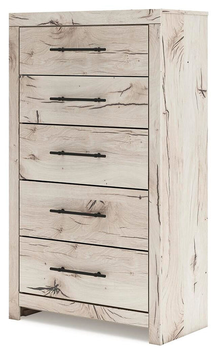 Lawroy Queen Panel Bed, Dresser, Mirror, Chest and Nightstand