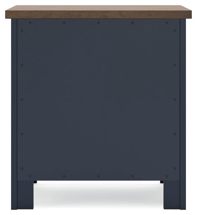 Landocken Full Panel Bed, Dresser, Mirror, Chest and Nightstand