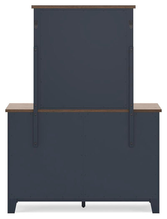 Landocken Queen Panel Bed, Dresser, Mirror and Nightstand