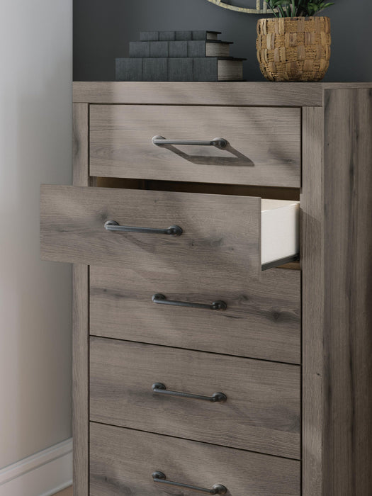 Urbanoore Twin Panel Bed with Storage, Dresser, Mirror, Chest and Nightstand