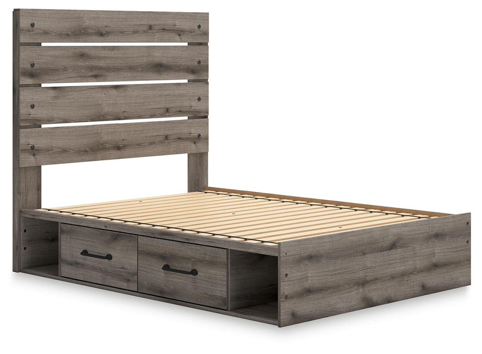 Urbanoore Full Panel Storage Bed, Dresser and Mirror