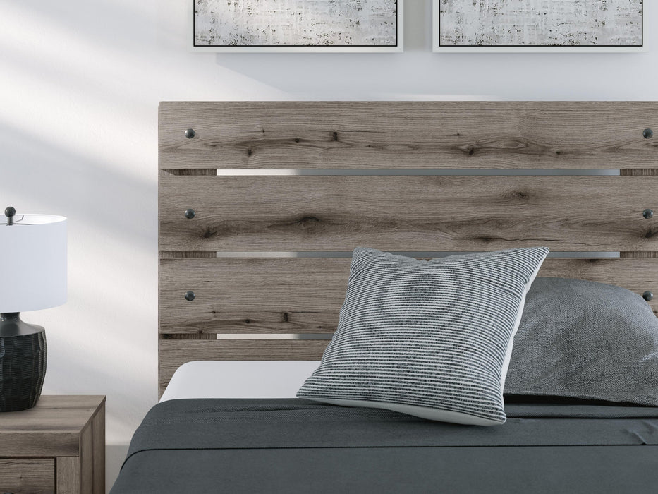 Urbanoore Full Panel Storage Bed, Dresser and Mirror