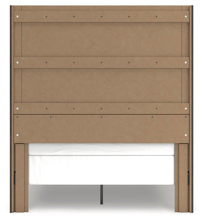 Parlayon Queen Panel Bed, Dresser, Mirror, Chest and Nightstand