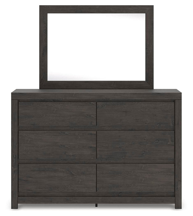 Parlayon King Panel Bed, Dresser, Mirror, Chest and Nightstand