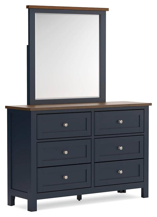 Landocken Full Panel Headboard, Dresser, Mirror and Nightstand