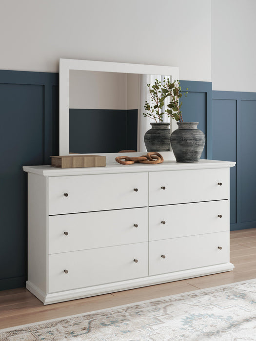 Bostwick Shoals Full Panel Bed, Dresser and Mirror