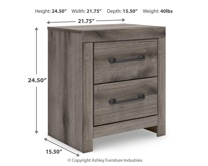 Urbanoore Full Panel Bed, Dresser, Mirror, Chest and Nightstand