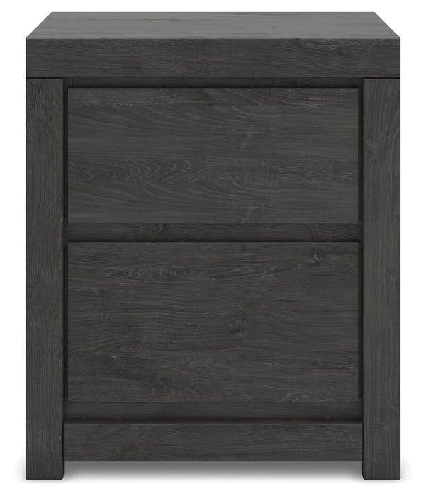 Parlayon King Panel Storage Bed, Dresser, Mirror, Chest and Nightstand