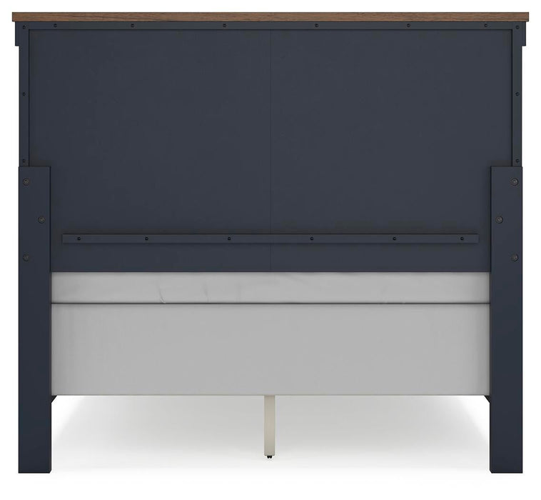 Landocken Full Panel Bed, Dresser and Mirror