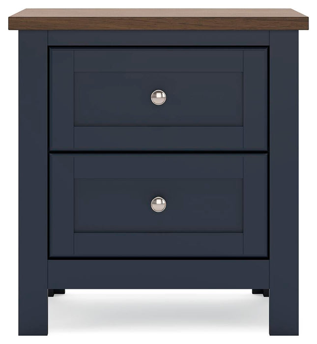 Landocken Queen Panel Headboard, Dresser, Mirror, Chest and Nightstand