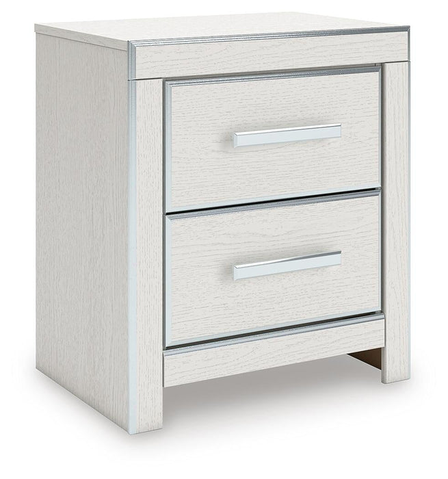 Birmonton King Upholstered Panel Platform Bed, Dresser, Mirror, Chest and Nightstand
