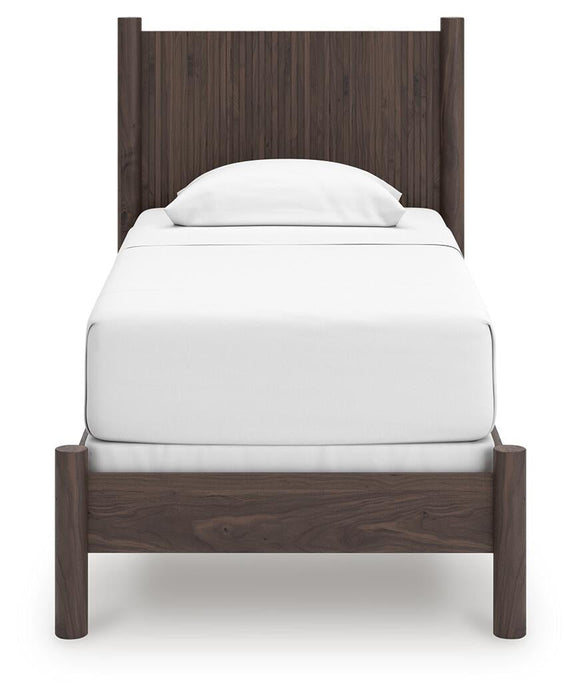 Cadmori Twin Panel Bed, Dresser and Mirror