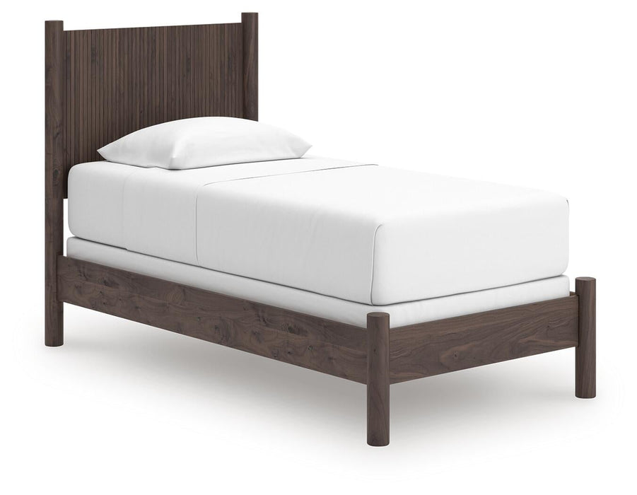 Cadmori Twin Panel Bed, Dresser and Mirror