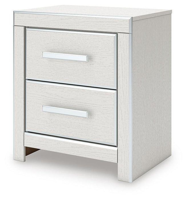 Birmonton Queen Upholstered Panel Bed, Dresser, Mirror and Nightstand