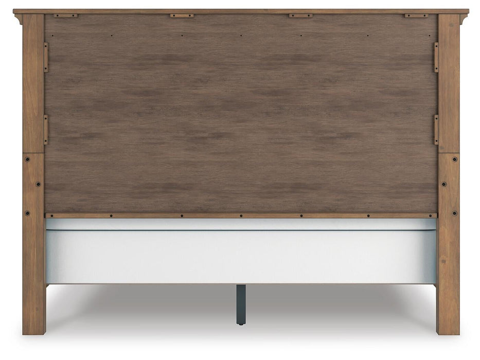 Vandenmore King Panel Bed with Mirrored Dresser
