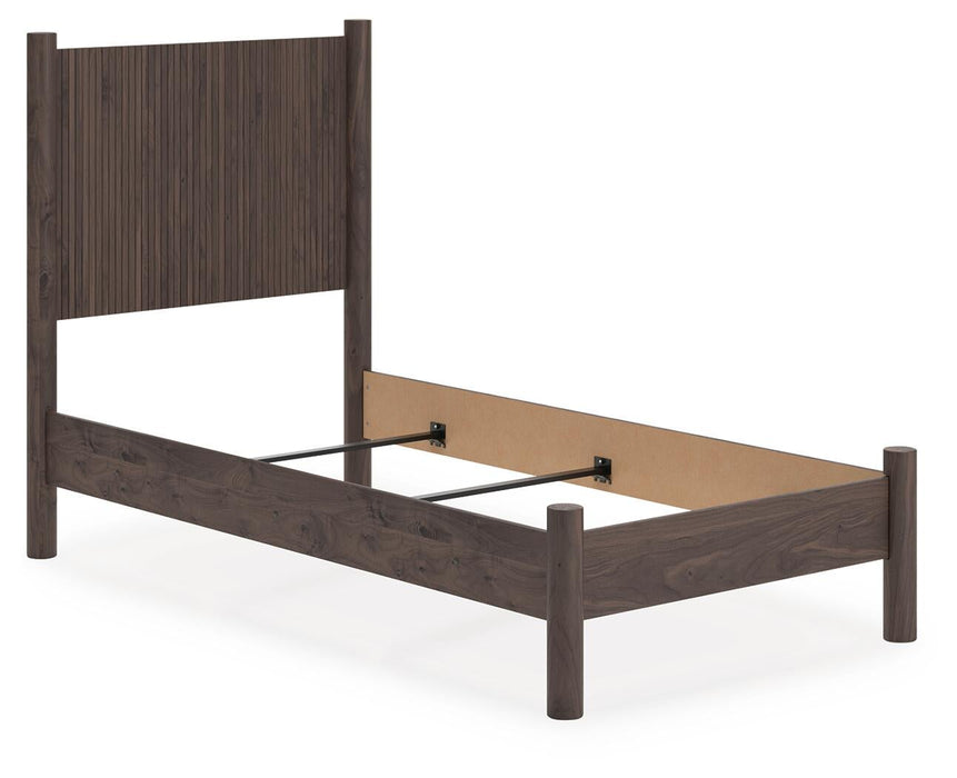 Cadmori Twin Panel Bed, Dresser, Mirror, Chest and Nightstand