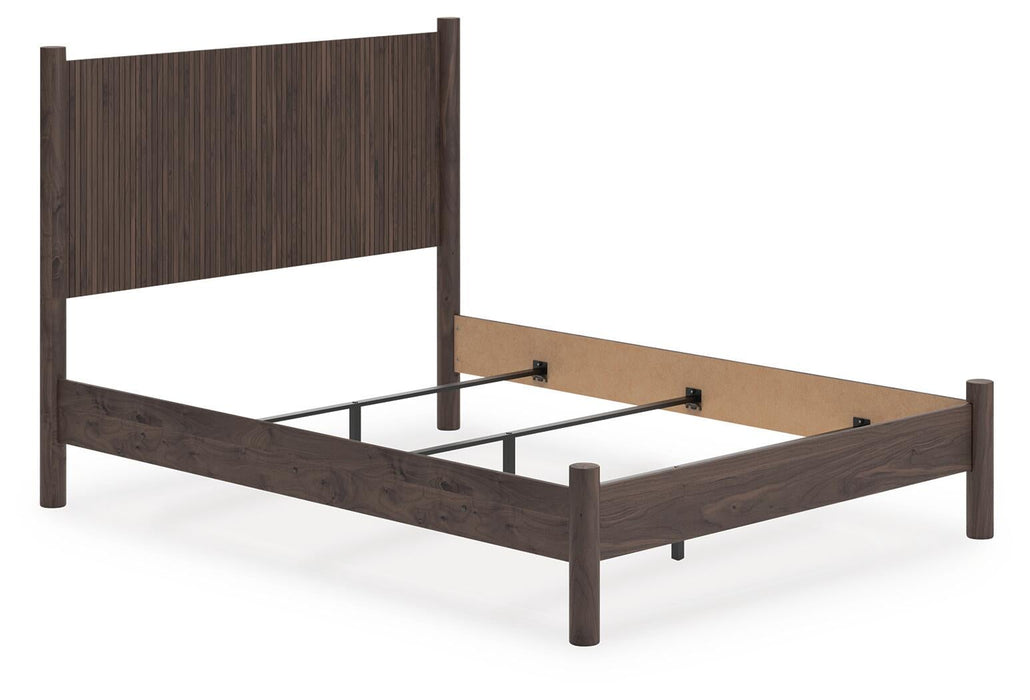 Cadmori Queen Panel Bed, Dresser, Mirror and Nightstand