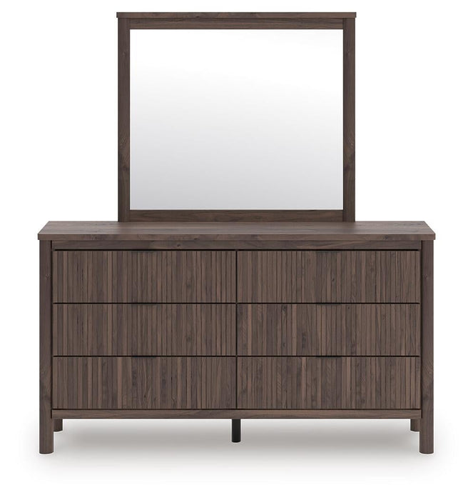 Cadmori Full Panel Bed, Dresser and Mirror