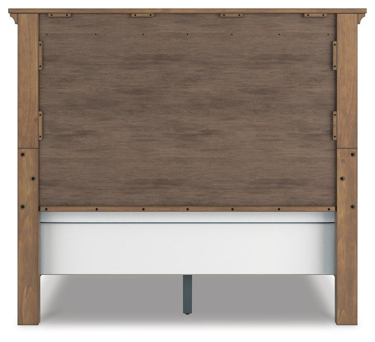 Vandenmore Queen Panel Bed with Mirrored Dresser and Nightstand