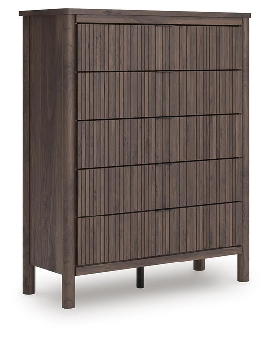 Cadmori Full Panel Platform Bed, Dresser, Mirror, Chest and Nightstand