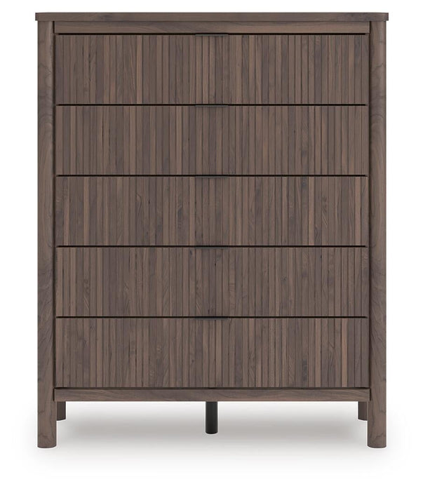 Cadmori Full Panel Platform Bed, Dresser, Mirror, Chest and Nightstand