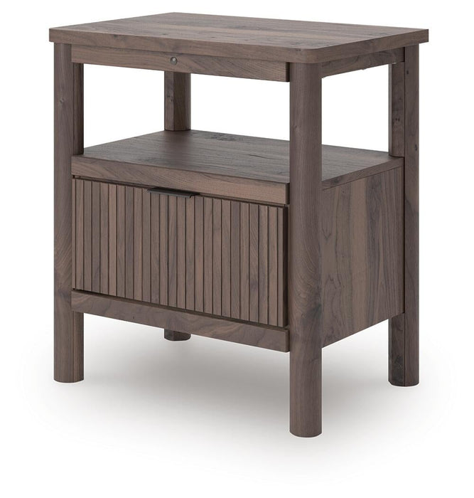 Cadmori Full Panel Platform Bed, Dresser, Mirror, Chest and Nightstand