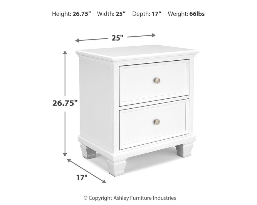 Fortman Queen Panel Storage Bed with Mirrored Dresser and Nightstand