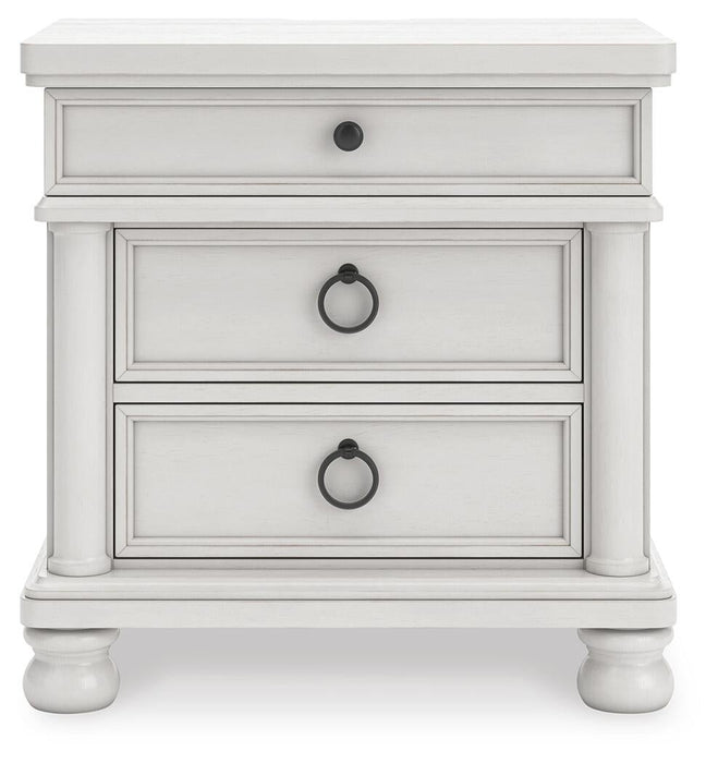 Chadworth King Poster Bed, Dresser, Mirror and Nightstand