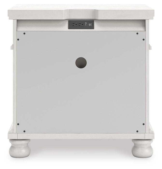 Chadworth King Poster Bed, Dresser, Mirror and Nightstand
