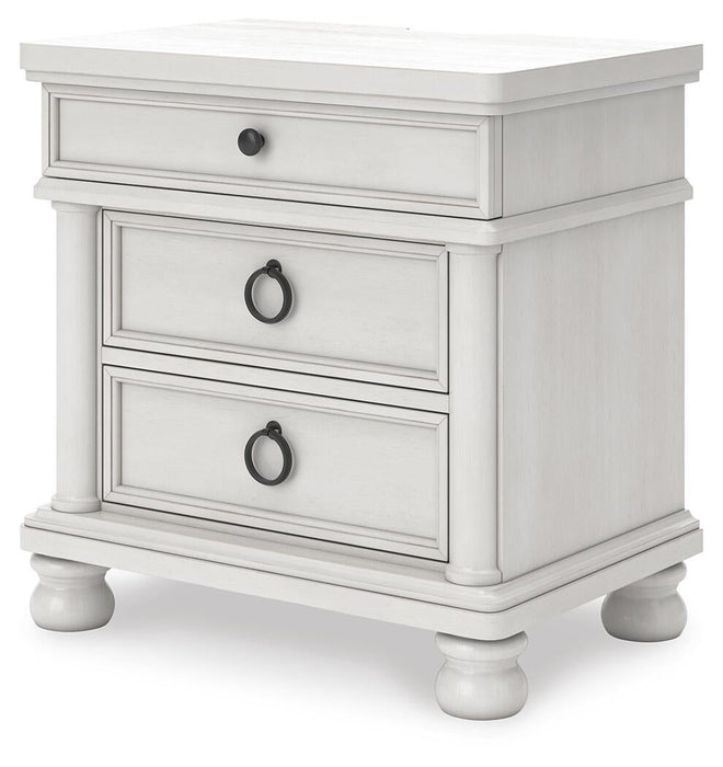 Chadworth King Poster Bed, Dresser, Mirror and Nightstand