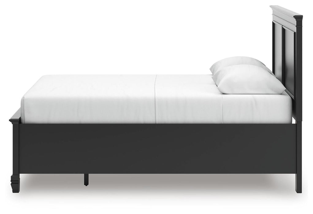 Lanolee Queen Panel Storage Bed, Dresser and Mirror