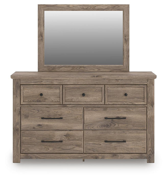 Keithland King Poster Bed, Dresser, Mirror and Nightstand