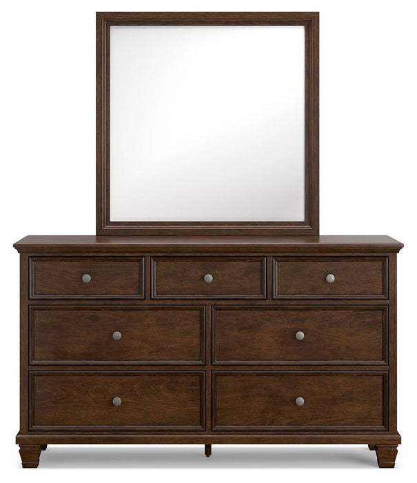 Danabrin Full Panel Storage Bed, Dresser and Mirror