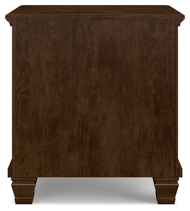 Danabrin King Panel Storage Bed, Dresser, Mirror and Nightstand