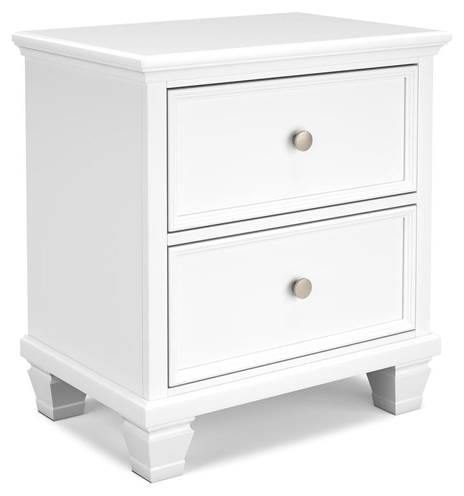Fortman Twin Panel Storage Bed, Dresser, Mirror and Nightstand