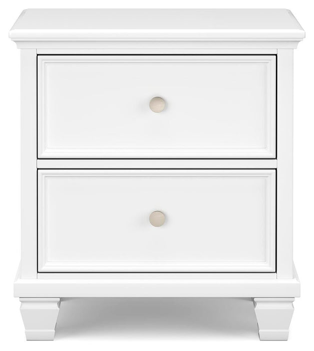 Fortman Full Panel Storage Bed, Dresser, Mirror and Nightstand