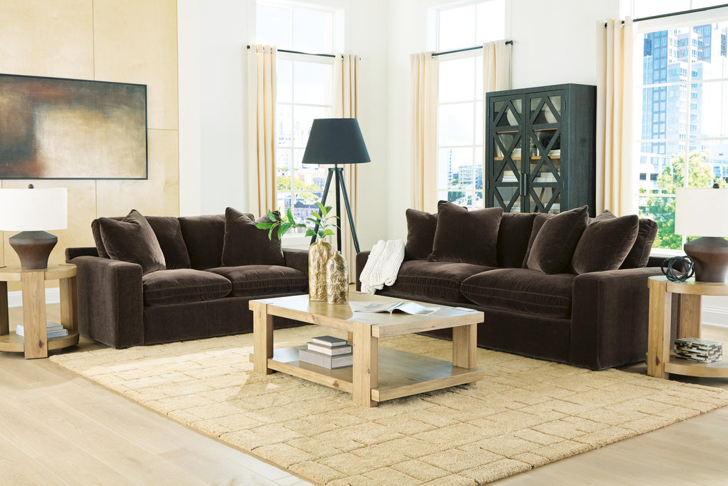 Maxton Heights Sofa and Loveseat