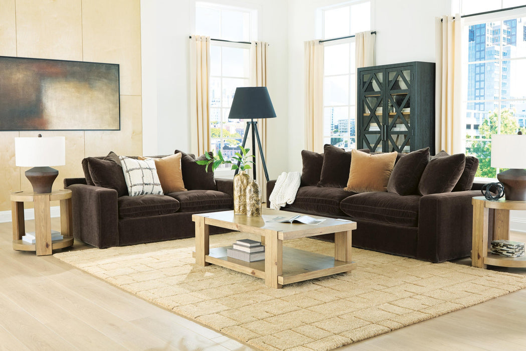 Maxton Heights Sofa and Loveseat