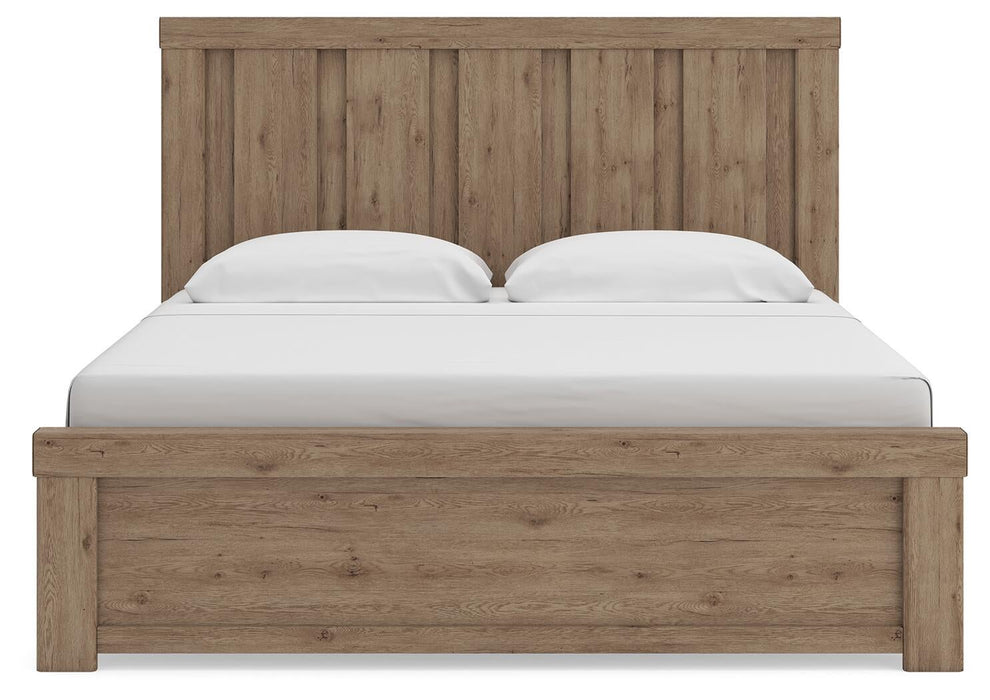 Garistyn King Panel Bed, Dresser and Mirror