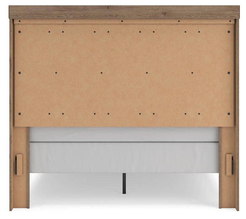 Garistyn Queen Panel Bed. Dresser, Mirror and Nightstand