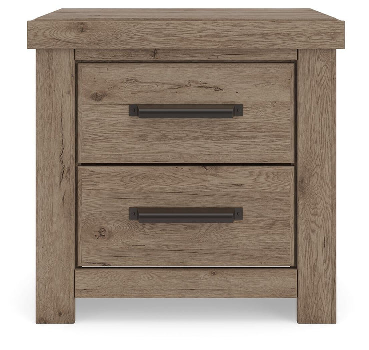 Garistyn Queen Panel Bed. Dresser, Mirror and Nightstand
