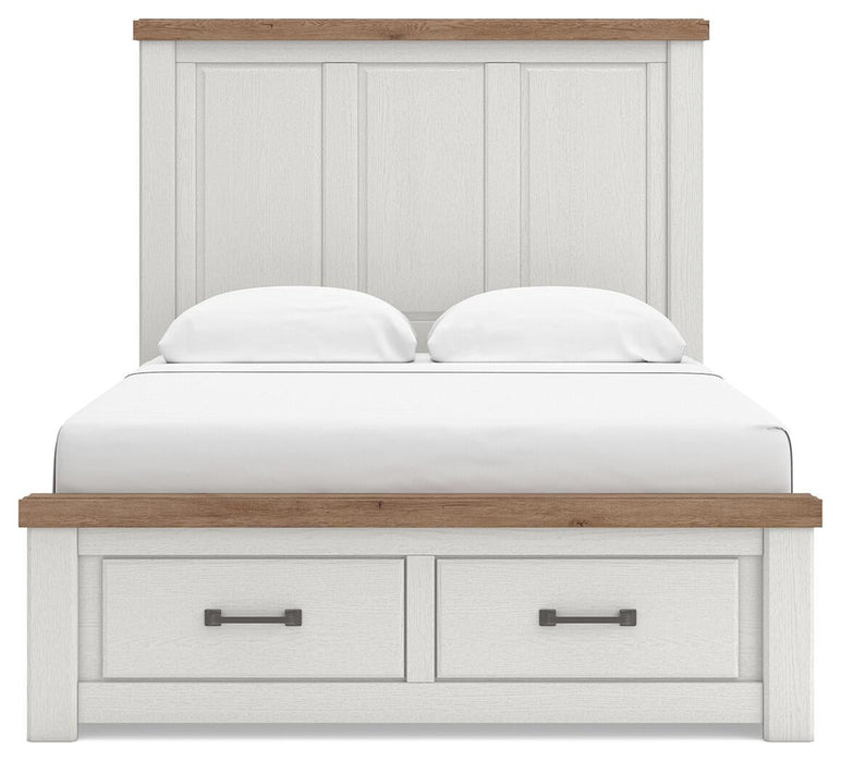 Savonport Queen Panel Storage Bed, Dresser, Mirror, Chest and Nightstand