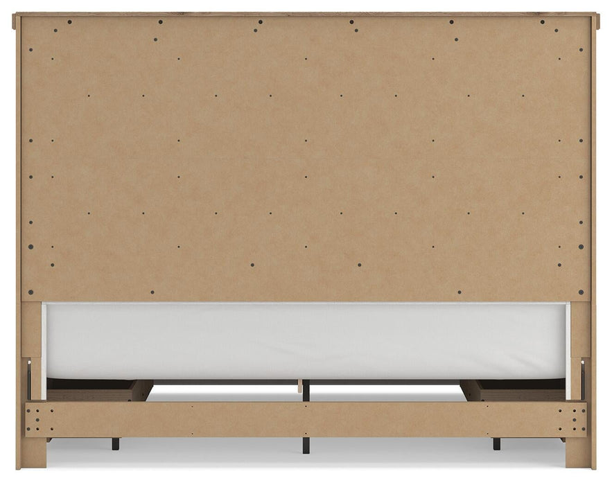 Savonport King Panel Bed with Storage. Dresser, Mirror and Nightstand