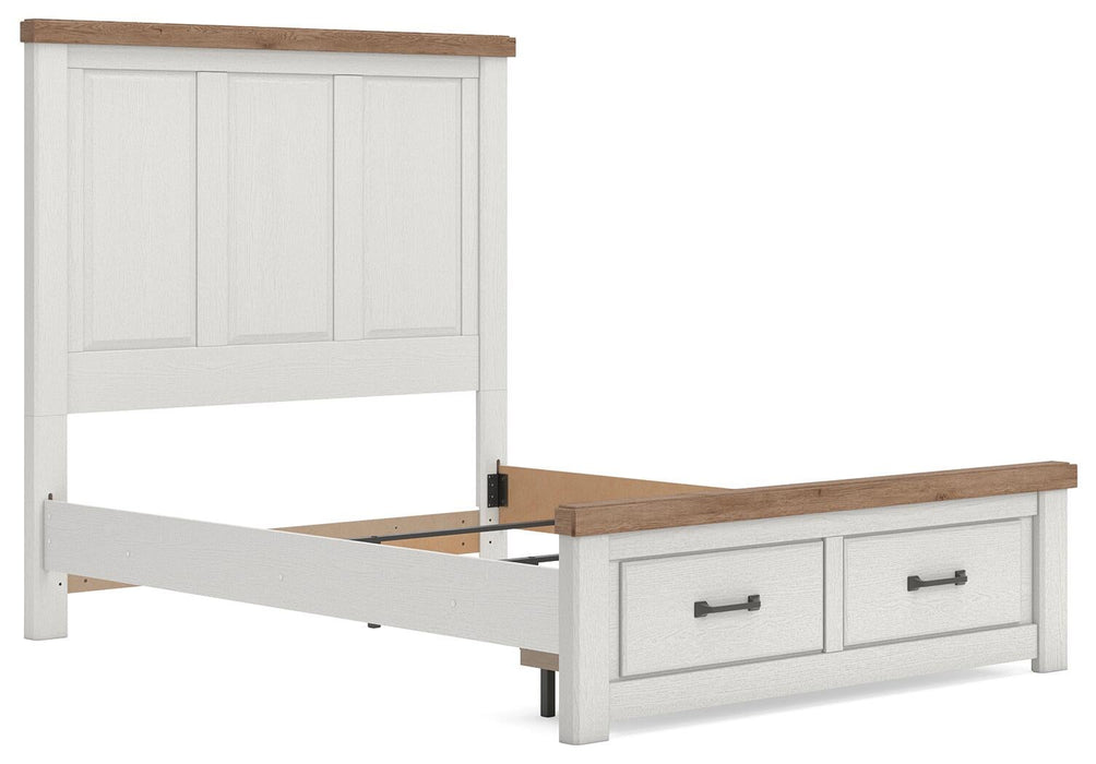 Savonport Queen Panel Storage Bed, Dresser and Mirror
