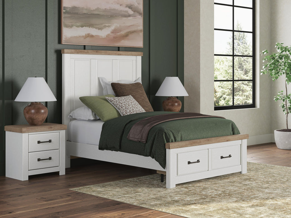 Savonport Full Panel Storage Bed, Dresser, Mirror, Chest and Nightstand