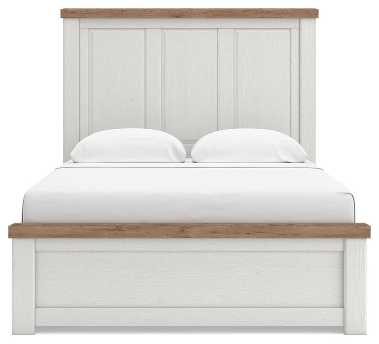 Savonport Queen Panel Bed with Storage, Dresser, Mirror, Chest and Nightstand
