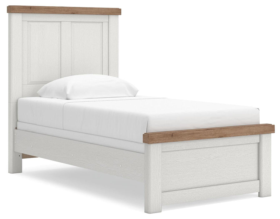 Savonport Twin Panel Bed, Dresser, Mirror, Chest and Nightstand