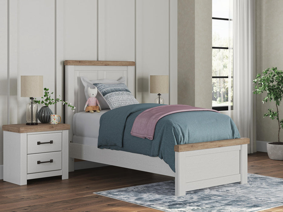 Savonport Twin Panel Bed, Dresser, Mirror, Chest and Nightstand